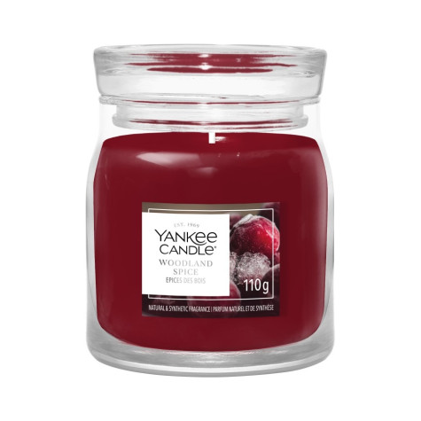 Yankee Candle Woodland Spice, signature malá 110 g
