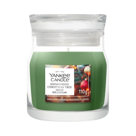 Yankee Candle Shimmering Christmas Tree, signature malá 110 g