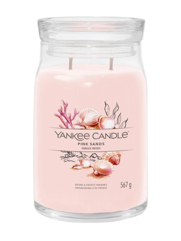 Yankee Candle PINK SANDS, Signature velká svíčka 567 g