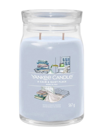 Yankee Candle A CALM & QUIET PLACE, Signature velká svíčka 567 g