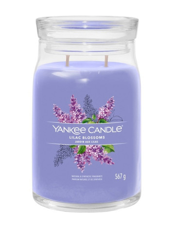 Yankee Candle LILAC BLOSSOMS, Signature velká svíčka 567 g