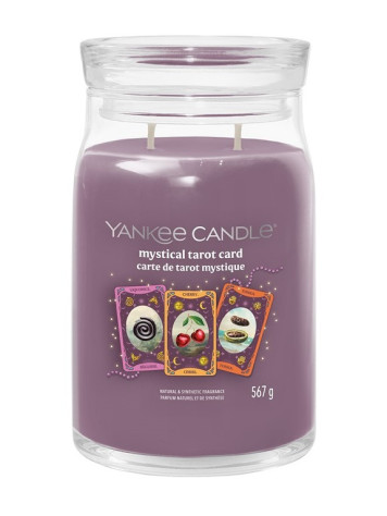 xYankee Candle Halloween Mystical Tarot Card, signature velká svíčka 567g