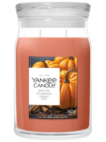 Yankee Candle Spiced Pumpkin, signature velká svíčka 567g