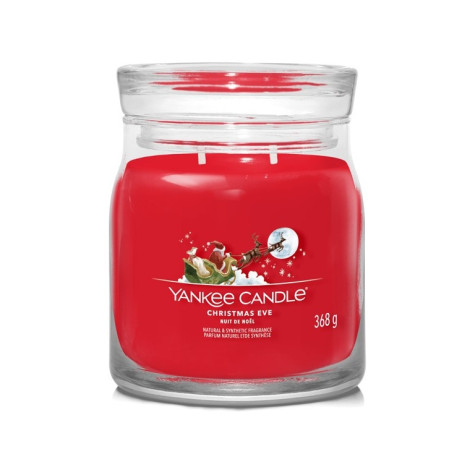 Yankee Candle Christmas Eve, signature střední svíčka 368 g