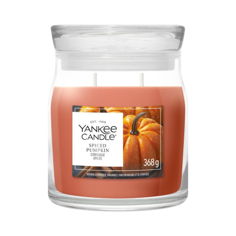 Yankee Candle Spiced Pumpkin, signature střední 368g