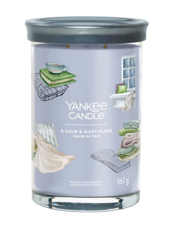 Yankee Candle A CALM & QUIET PLACE, Signature tumbler velký 567 g