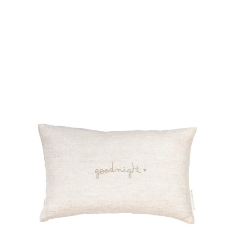 Bastion Collections Polštář 30x50cm NATUREL Goodnight 100% Linen
