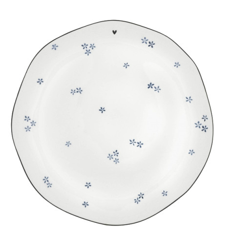 Bastion Collections Talířek BREAKFAST BLUE DAISES, 23cm