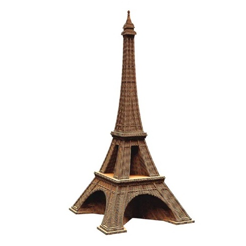 detail Cartonic 3D PUZZLE - EIFFEL TOWER, 224 dílků, LEVEL 4