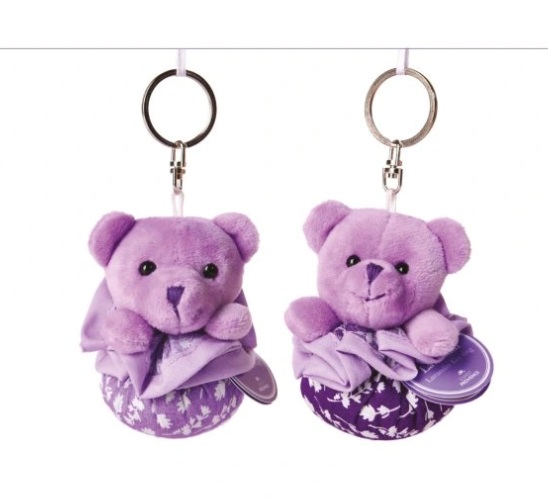 detail Esprit Provence MEDVÍDEK KLÍČENKA s levandulí, mix / cena 1ks