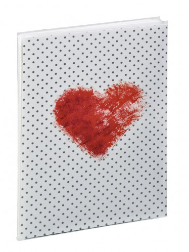 Hama album soft LAZISE 10x15/24 červené srdce