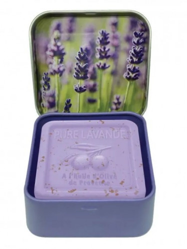 Espirit Provence Exfoliační mýdlo v plechovce - Levandule, 100g