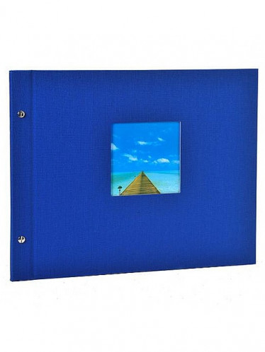 Šroubkové album klasik 39x31cm Goldbuch 28889 BELLA VISTA tmavě modré