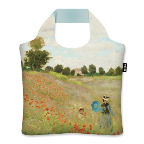 Nákupní taška ECOZZ - Poppy Field / Claude Monet