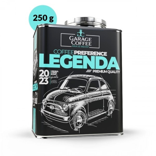 Garage Coffee - LEGENDA FIAT 500, zrnková káva 250 g