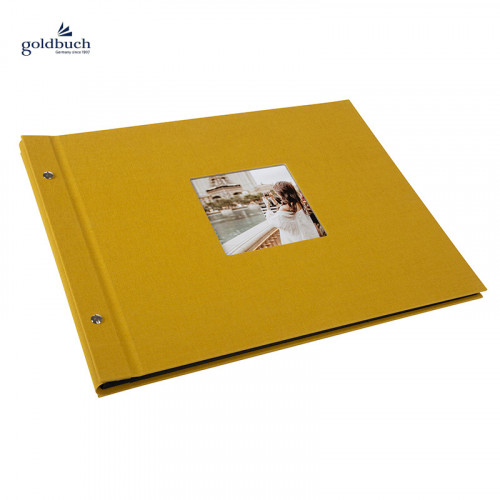 Šroubkové album 39x31cm Goldbuch 28520 (28889) BELLA VISTA hořčicová