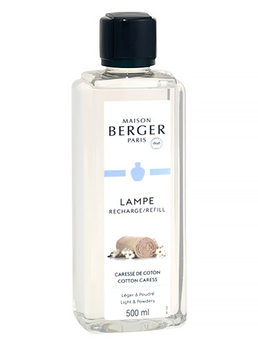 detail Maison Berger COTTON CARESS (bavlněná péče), náplň katalytické lampy 500 ml