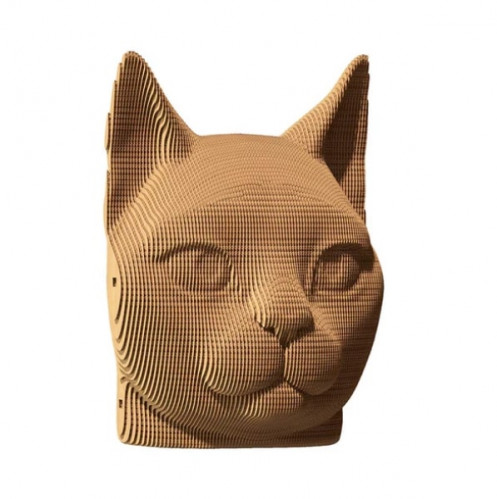 Cartonic 3D PUZZLE - Kočka CARTCAT, 89 dílků, LEVEL2