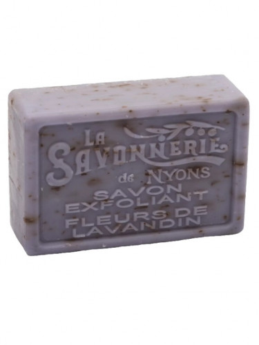 La Savonnerie Peelingové mýdlo 100 g - KVĚTY LEVANDULE