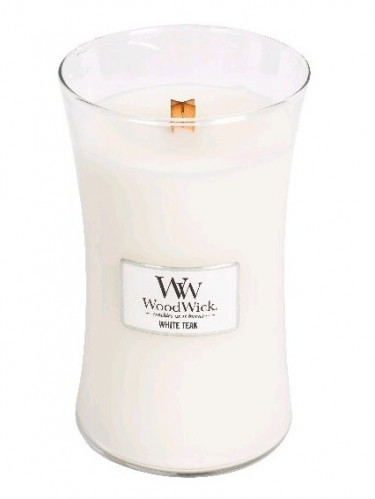 Vonná svíčka WoodWick WHITE TEAK velká 609,5g