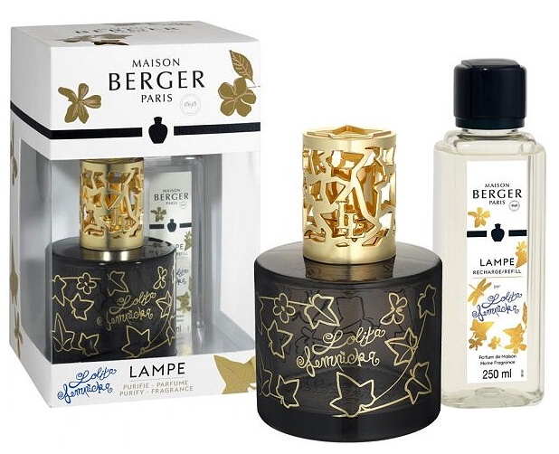 detail Maison Berger Lolita LEMPICKA, katalytická lampa+náplň, černá