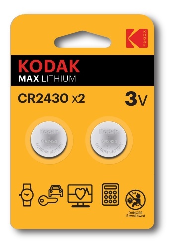 detail Kodak baterie Lithium 3V - CR 2430 2x