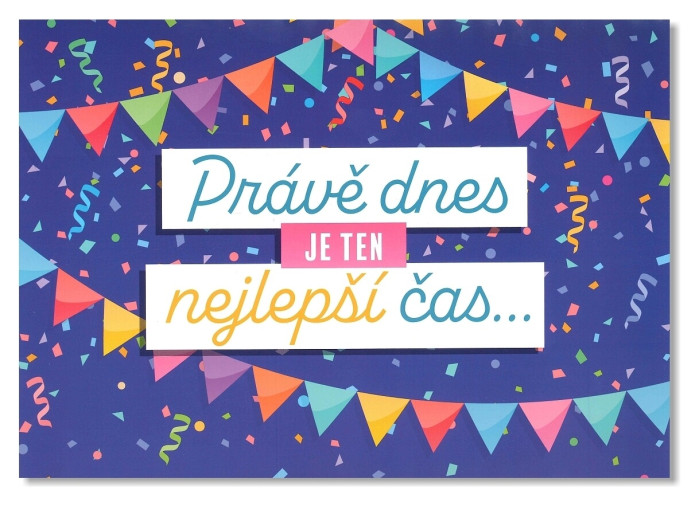 detail Albi Přání s efekty Nejlepší čas narozenin / Happy Birthday