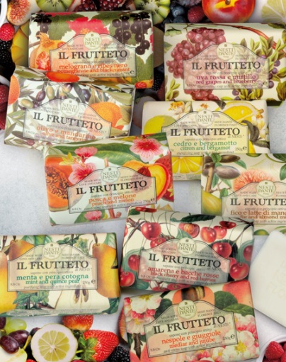 detail Nesti Dante Il Frutteto - Olivo e Mandarino, tuhé mýdlo 250g