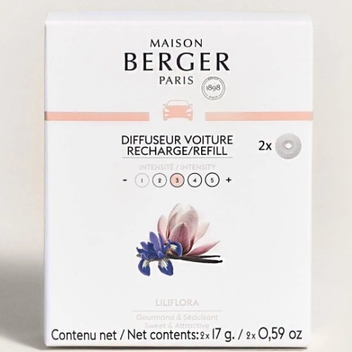 detail Maison Berger Náplň vůně do auta LILIFLORA, 2ls