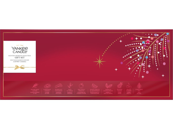 detail Yankee Candle Xmas 2026 Dárková sada čajových svíček a svícnu