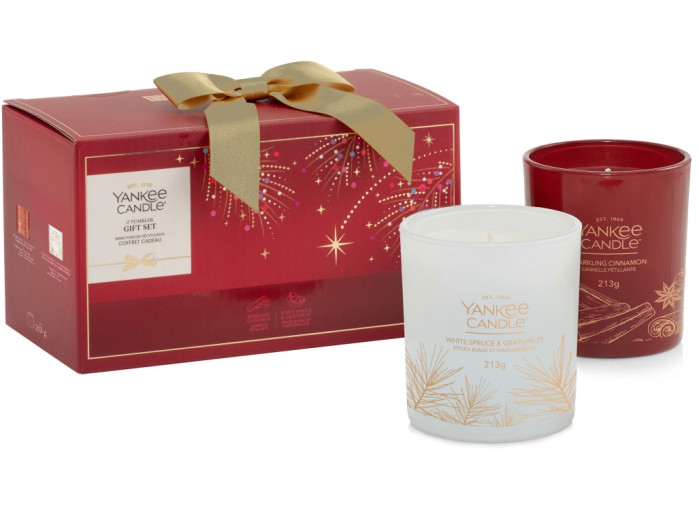 detail Yankee Candle Xmas 2026 Dárková sada 2x svíčka tumbler 213g