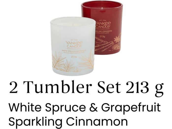 detail Yankee Candle Xmas 2026 Dárková sada 2x svíčka tumbler 213g