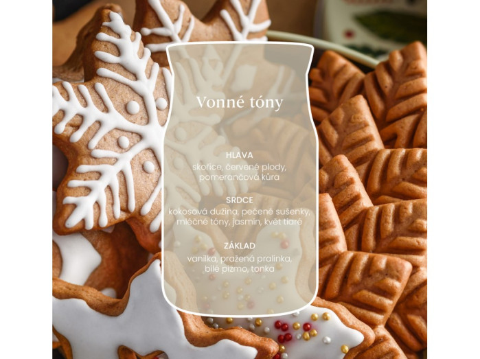 detail Yankee Candle Baking Memories, signature střední 368g