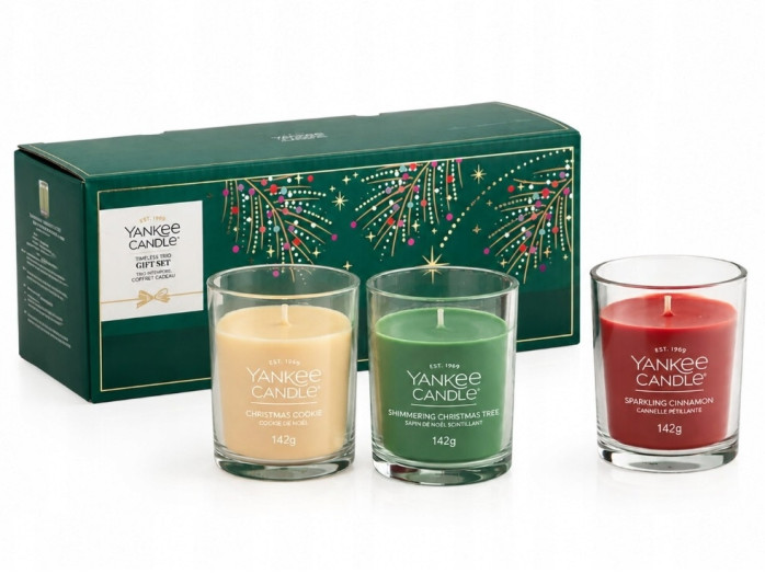 detail Yankee Candle Xmas 2026 Dárková sada 3x 142g tumbler malý