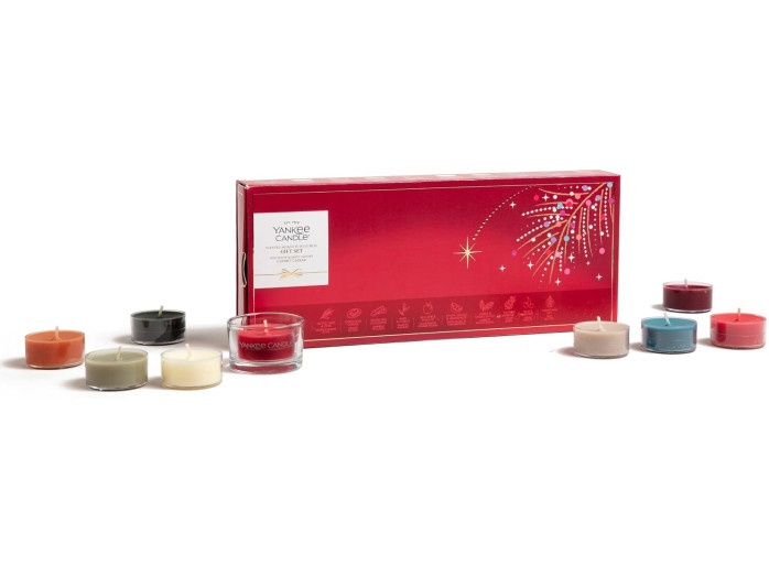 detail Yankee Candle Xmas 2026 Dárková sada čajových svíček a svícnu