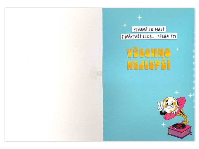 detail Albi Hrací přání Narozeninová legenda - U Cant Touch this (cover verze)