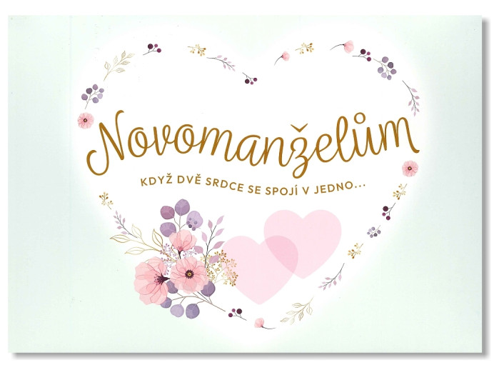 detail Albi Přání s efektem Novomanželům ...