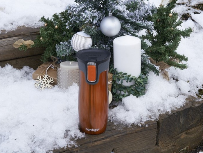 detail Contigo Termohrnek West Loop 470 ml, Tangerine