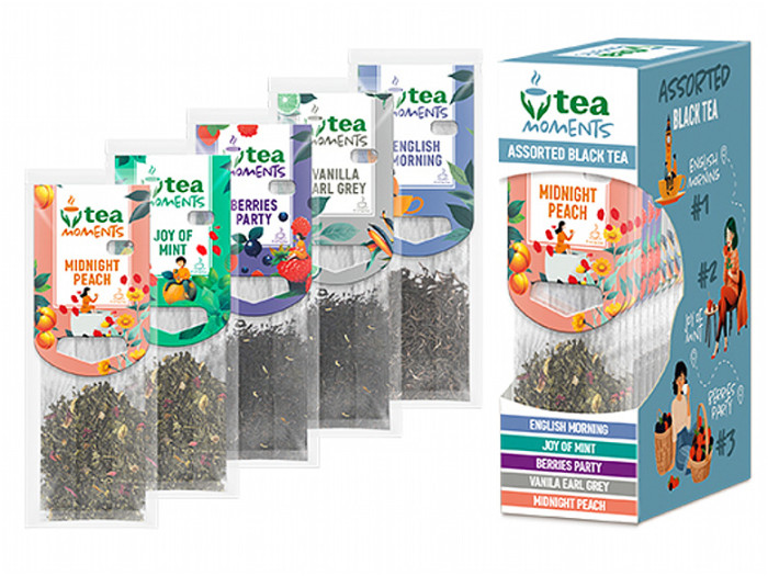 detail Tea Moments Assorted BLACK TEA, 15 sáčků, 33,6g
