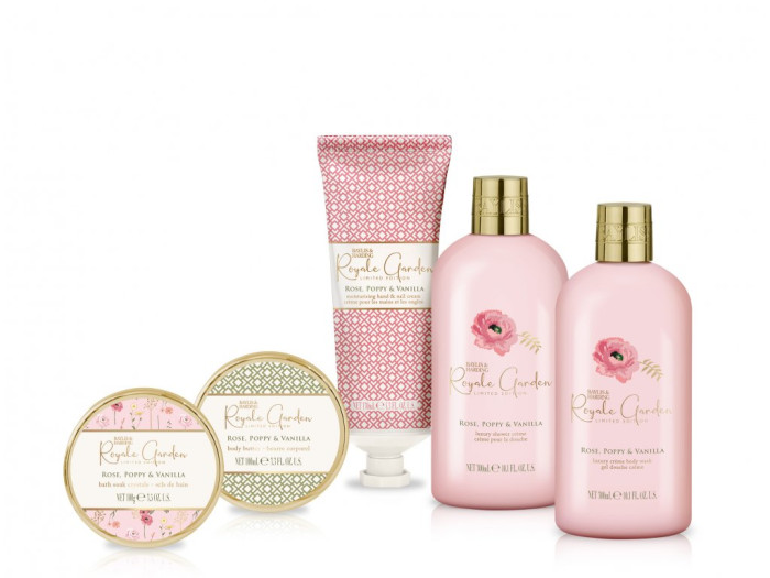 detail Baylis & Harding Dárková sada péče o tělo - Růže, Vlčí mák & Vanilka, 5ks