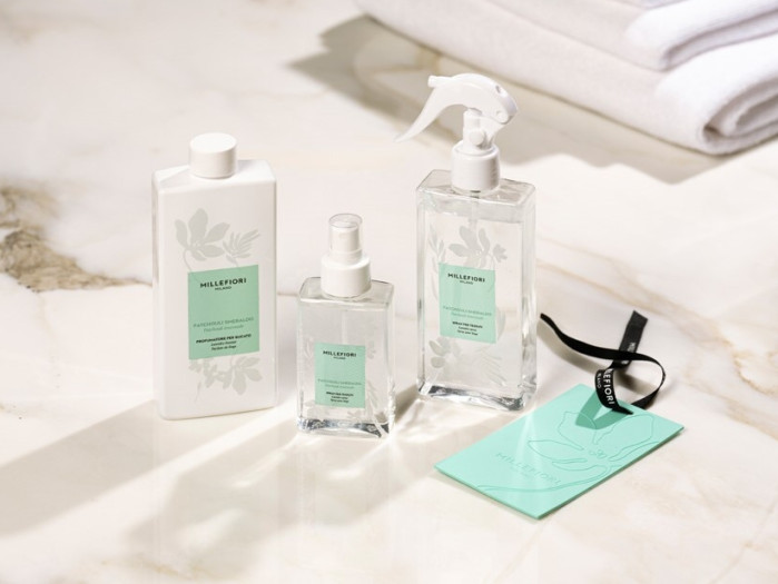 detail Millefiori Laundry Sprej na textil 200ml - PATCHOULI SMERALDO