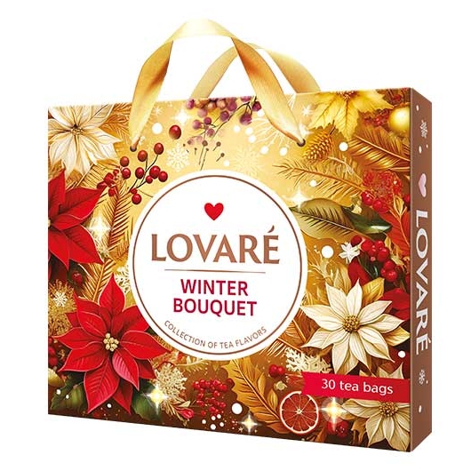 detail LOVARÉ 30 čajových sáčků - WINTER BOUQUET, limitovaná edice