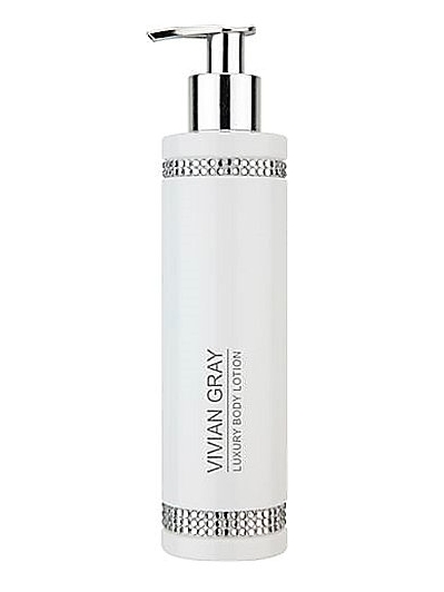 detail Vivian Gray CRYSTALS WHITE, tělové mléko, 250 ml