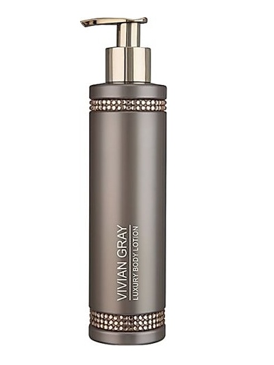 detail Vivian Gray CRYSTALS BROWN, tělové mléko 250 ml