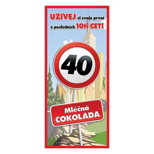 detail Mléčná čokoláda 100g - Užívej si svoje první a posledních 10ti CET.
