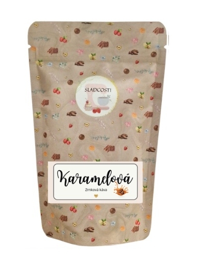 detail SC Zrnková káva 100g - Karamelová