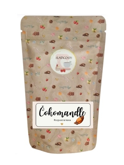 detail SC Rozpustná káva 100g - Čokomandle