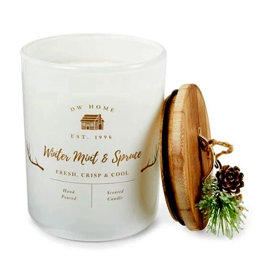 detail DW HOME - WINTER MINT & SPUCE, vonná svíčka 244g