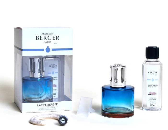 detail Maison Berger PURE blue, katalytická lampa s vůní Bavlněná péče, 250ml