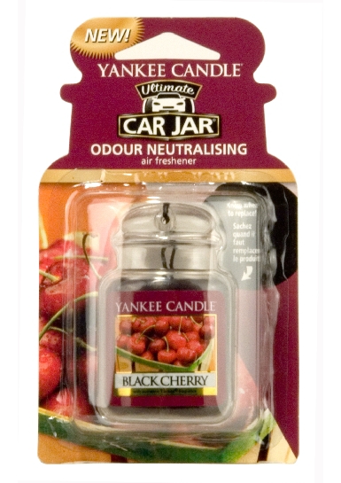 detail Yankee Candle BLACK CHERRY gelová visačka do auta 1 ks